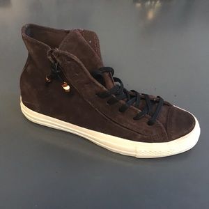 Converse Men’s 7.5 Zipper Burnt Umber Suede